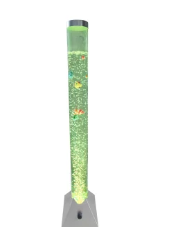 LED-Wassersäule Aquafee Ø 10,5 x 110 cm silber