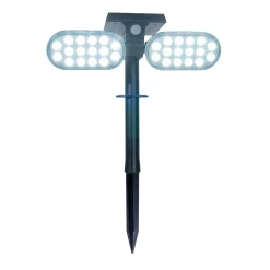 Light & More LED Solarstrahler mit Bewegungsmelder