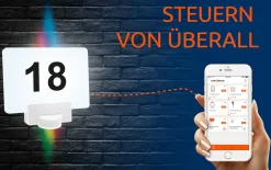 Link2Home WiFi LED Hausnummer-Leuchte 10W weiß