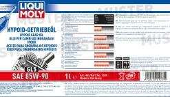 Liqui Molly Hypoid-Getriebeöl (GL5) SAE 85W-90 1 L
