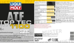 Liqui Moly Getriebeöl Top Tec ATF 1100 1 L