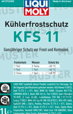 Liqui Moly Kühlerfrostschutz KFS 11 1 L