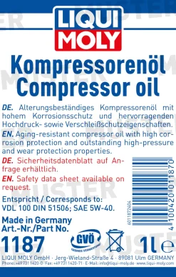 Liqui Moly Kompressorenöl 1 L