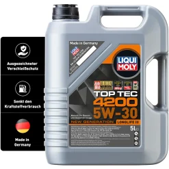 Liqui Moly Motoröl Top Tec 4200 SAE 5W-30 Longlife III 5 L