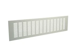 Marley Lüftung Gittersstegbleche 400 x 100 mm, mit Schlitzlochung, alu