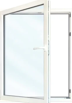 Meeth Fenster 120 x 60 cm DIN links 1 flügelig Dreh-Kipp weiß