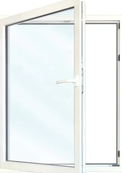Meeth Fenster 60 x 100 cm DIN links 1 flügelig Dreh-Kipp weiß