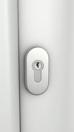 Meeth Haustür Genius PVC Modell 103 DIN Rechts weiß/lichtgrau