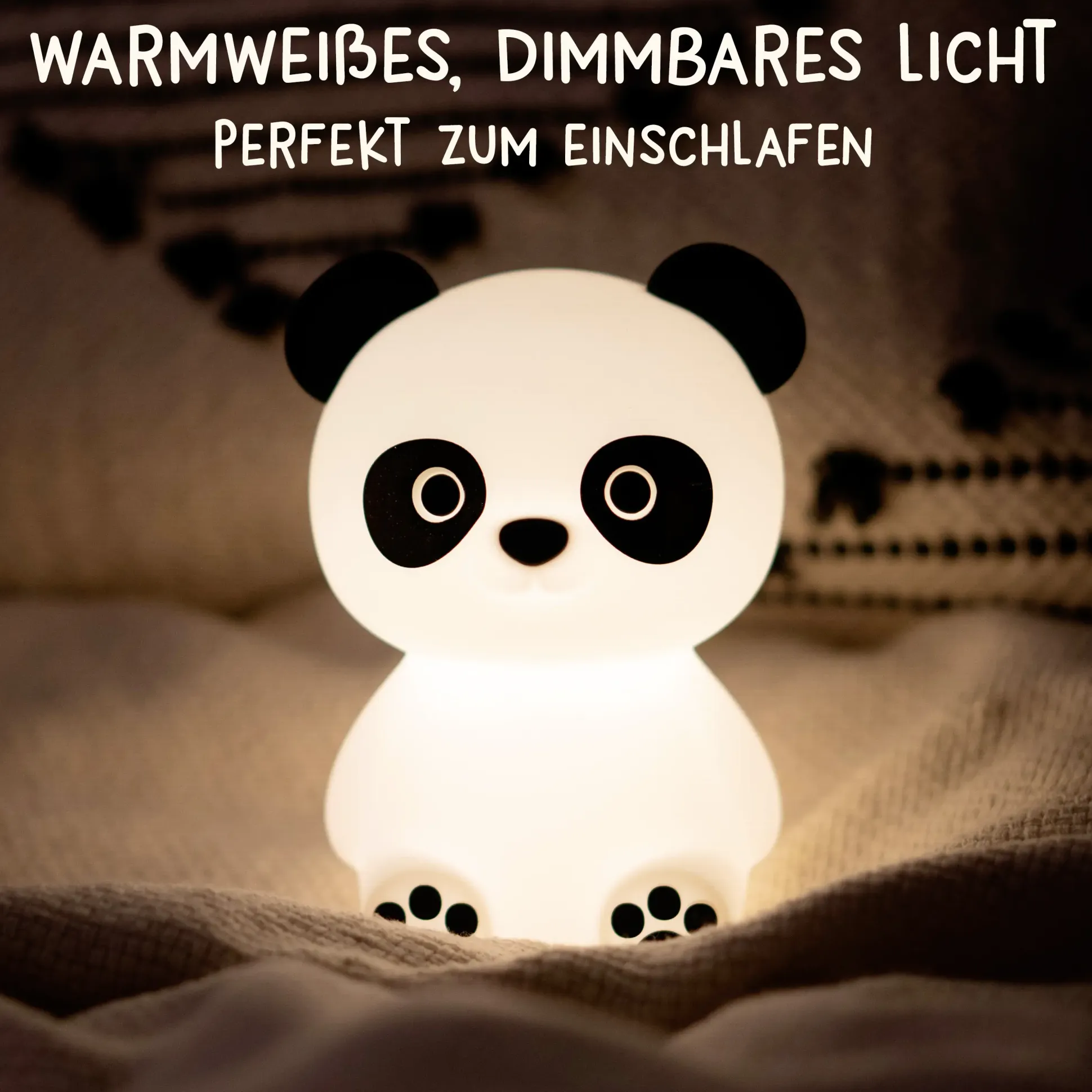 Megalight LED Deko Licht Paddy Panda 3W, RGBW, weiß