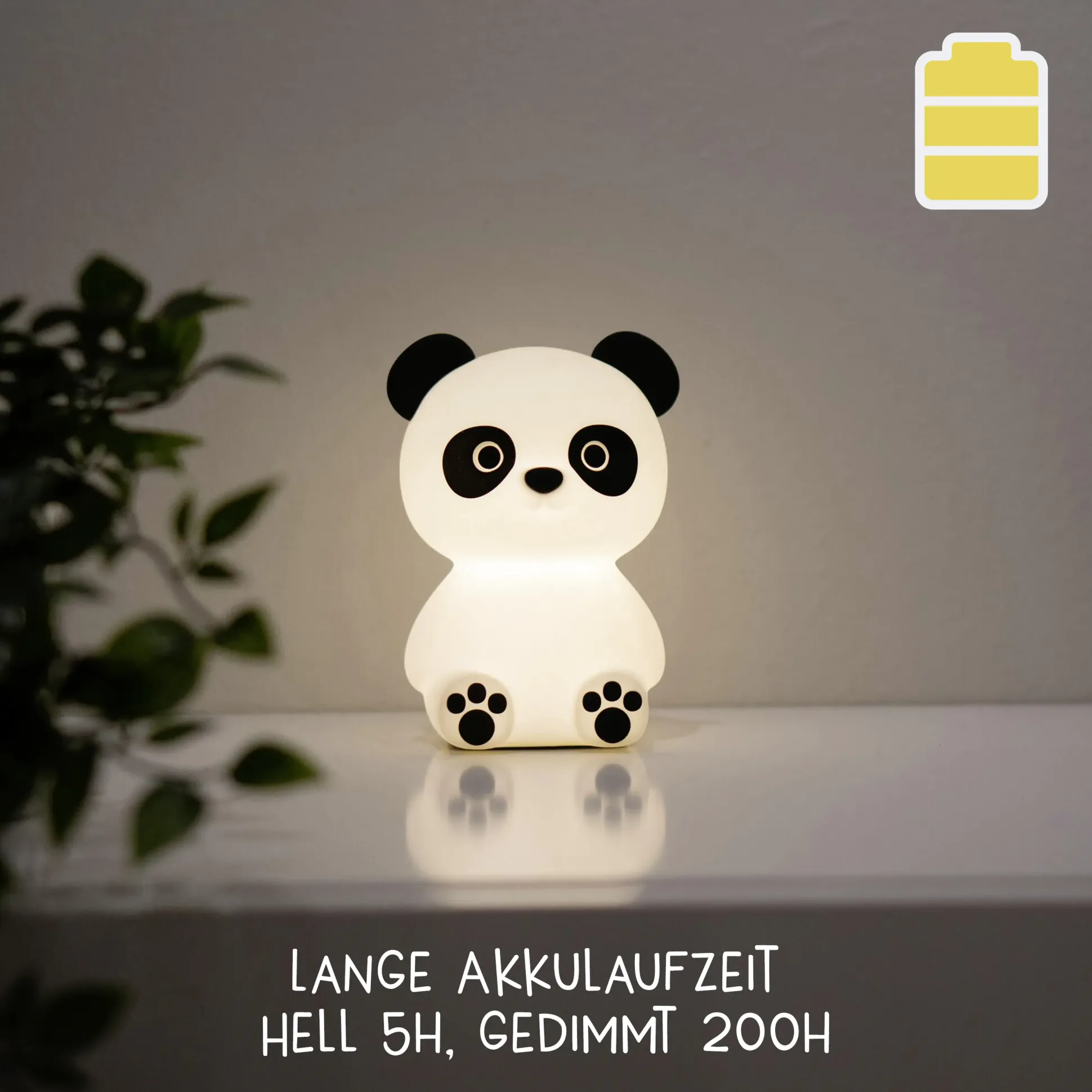 Megalight LED Deko Licht Paddy Panda 3W, RGBW, weiß