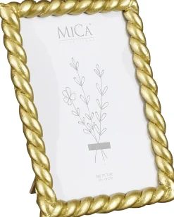 Mica Bilderrahmen Windsor gold Polyresin 19,5 x 14,5 cm