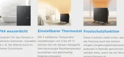 Midea Konvektor Heizgerät NDK15-15MR 3 Heizstufen 1500 Watt