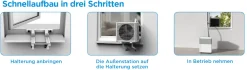 Midea PortaSplit mobile Split-Klimaanlage 12000 BTU Heiz-/Kühlfunktion