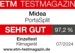 Midea PortaSplit mobile Split-Klimaanlage 12000 BTU Heiz-/Kühlfunktion