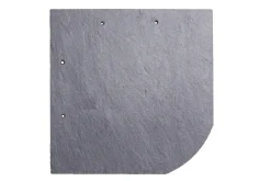 Naturschiefer Bogen 20 x 20 cm anthrazit 10er Set