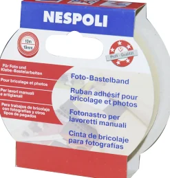 Nespoli Foto- und Bastelband 19 mm x 10 m transparent