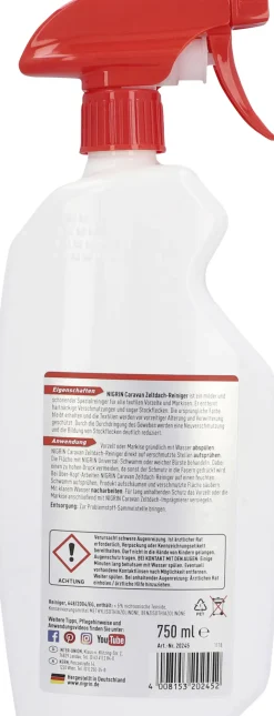 Nigrin Caravan Zeltdach-Reiniger 750ml