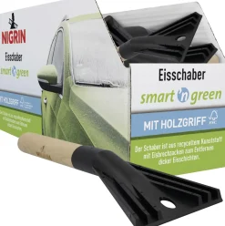 Nigrin Eiskratzer Smart'n green mit Holzgriff