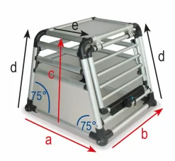 Nobby Aluminium Autotransportbox Round Corner