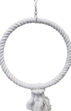 Nobby Cage Toy Kletterring aus Baumwolle weiß mittel; 29 cm
