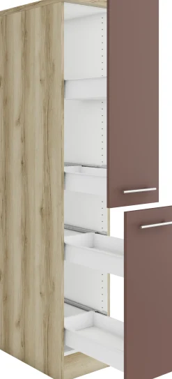Optifit Apothekerschrank Bari 407 rostrot/eiche 30 cm