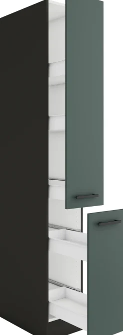 Optifit Apothekerschrank Verona 405 steingrün/anthrazit matt 30 cm
