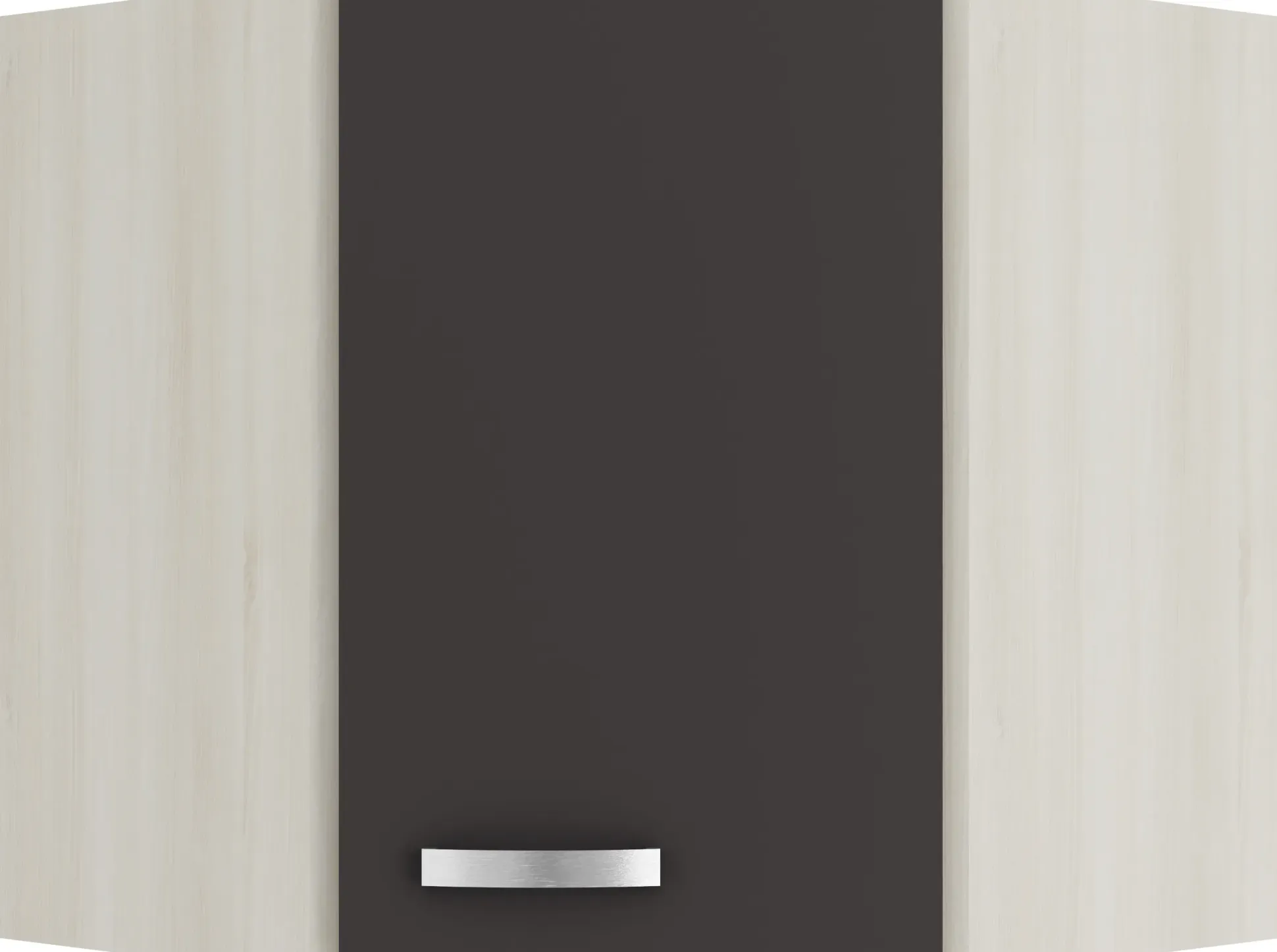 Optifit Eckoberschrank Faro 220 anthrazit/akazie 60 cm