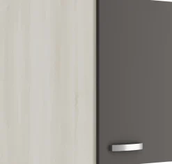 Optifit Eckoberschrank Faro 220 anthrazit/akazie 60 cm