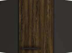 Optifit Eckoberschrank Rimini 409 nussbaum/anthrazit 60 cm