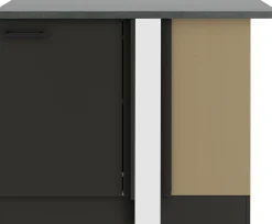 Optifit Eckunterschrank Madrid 420 anthrazit matt 110 cm