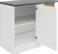Optifit Eckunterschrank Oslo 214 weiß 110 cm