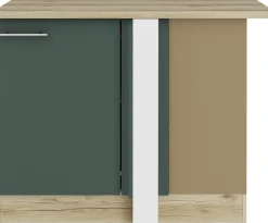 Optifit Eckunterschrank Savona 405 steingrün/eiche 110 cm