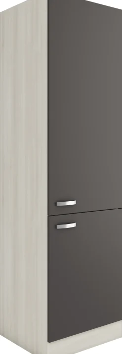Optifit Hochschrank Faro 220 anthrazit/akazie 60 cm