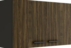 Optifit Oberschrank Rimini 409 nussbaum/anthrazit 100 cm