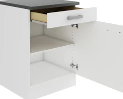 Optifit Unterschrank Oslo 214 weiß 60 cm