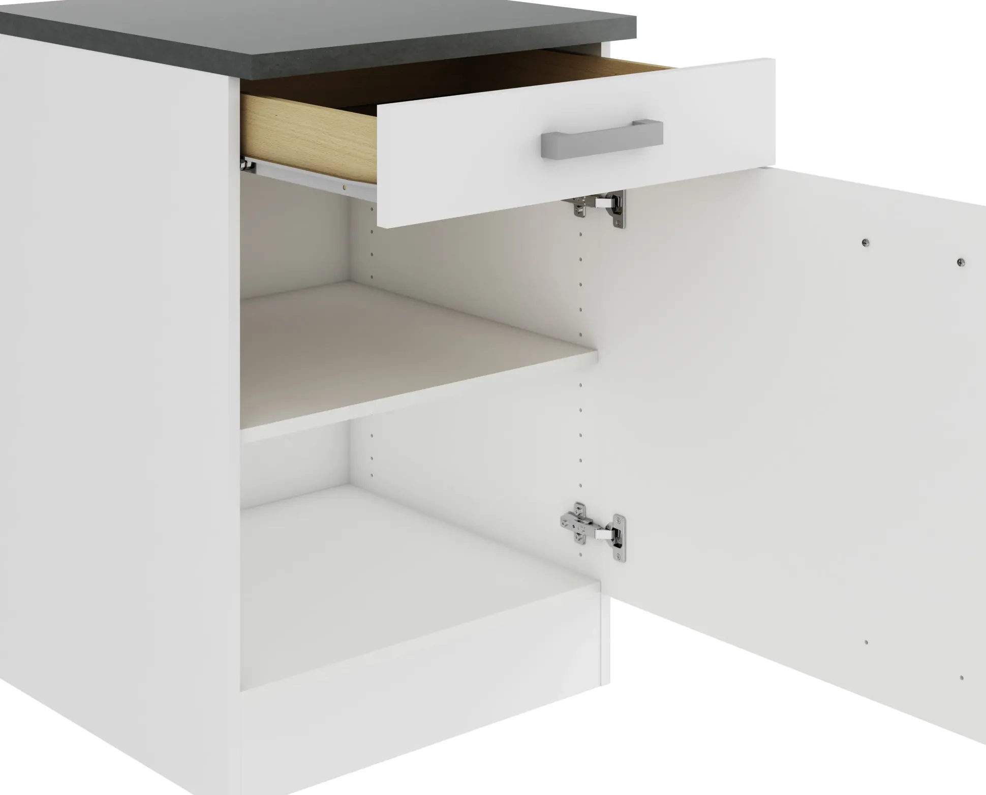 Optifit Unterschrank Oslo 214 weiß 60 cm