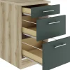 Optifit Unterschrank Savona 405 steingrün/eiche 50 cm