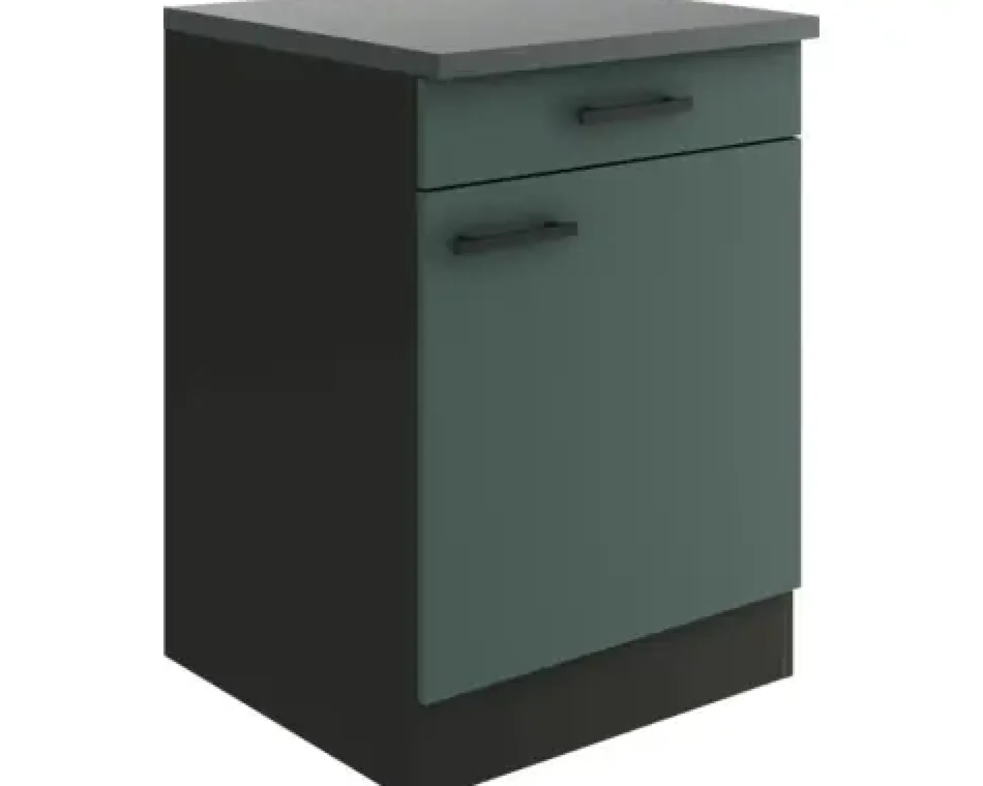 Optifit Unterschrank Verona 405 steingrün/anthrazit matt 60 cm