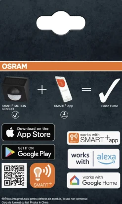 Osram Bewegungsmelder Smart+ Sensor WiFi anthrazit