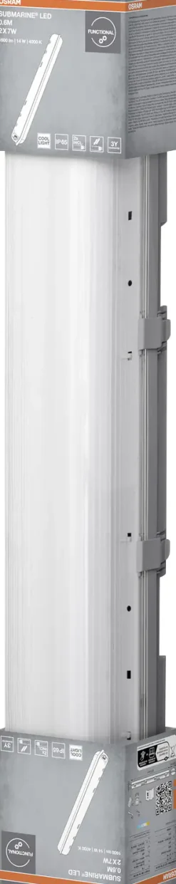 Osram Feuchtraumleuchte Submarine 2 x 7 Watt 65 cm