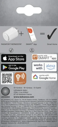 Osram Heizkörperthermostat SMART+ WIFI weiß