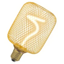 Osram LED Dekoleuchtmittel E27 Square Gold 3,5W dimmbar warmweiß