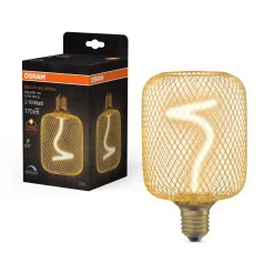 Osram LED Dekoleuchtmittel E27 Square Gold 3,5W dimmbar warmweiß