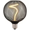 Osram LED Dekoleuchtmittel E27 Globe schwarz 3,5W dimmbar warmweiß
