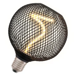 Osram LED Dekoleuchtmittel E27 Globe schwarz 3,5W dimmbar warmweiß