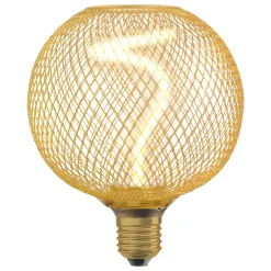 Osram LED Dekoleuchtmittel E27 Globe 125 18 Gold 3,5W dimmbar warmweiß