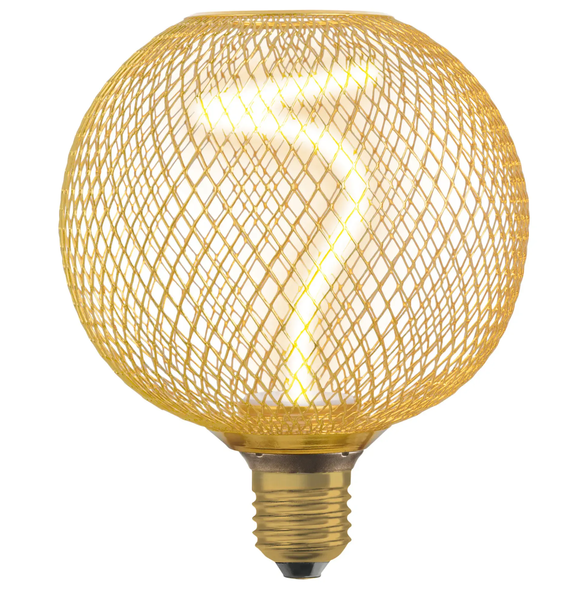 Osram LED Dekoleuchtmittel E27 Globe 125 18 Gold 3,5W dimmbar warmweiß