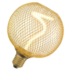 Osram LED Dekoleuchtmittel E27 Globe 125 18 Gold 3,5W dimmbar warmweiß
