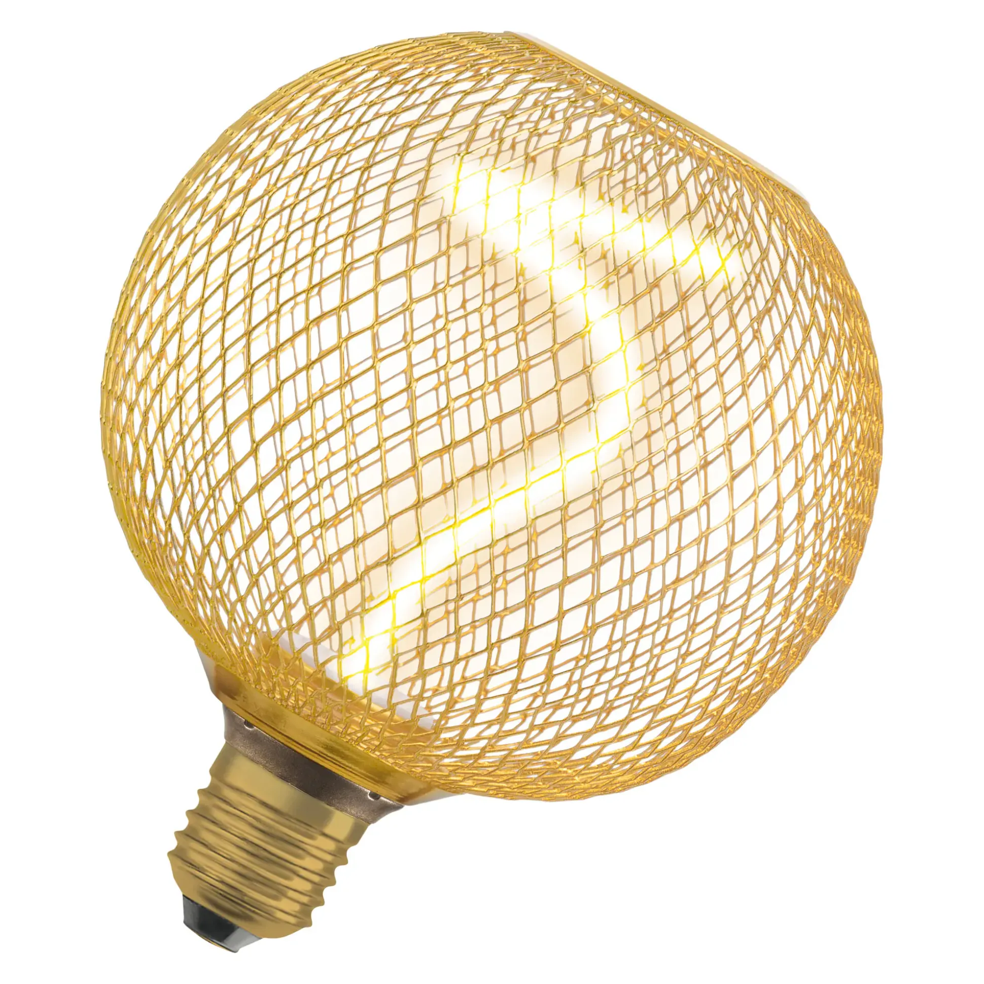 Osram LED Dekoleuchtmittel E27 Globe 125 18 Gold 3,5W dimmbar warmweiß