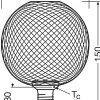 Osram LED Leuchtmittel Decor Flat Globe 3,5W 827 matt E27 Non-DIM